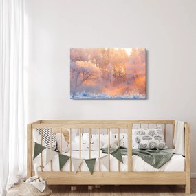 Kép - fagyos hajnal (90x60 cm)