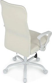 KA-W3109 bézs szövet irodai szék hinta mechanizmussal
