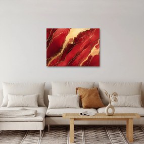 Kép - Vörös-arany márvány (70x50 cm)