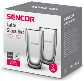 Sencor SGX 002 thermo latté pohár 380 ml, 2 db
