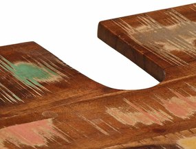 Fürdőszoba bútor szett 3 pcs Szilárd újrahasznosított fa