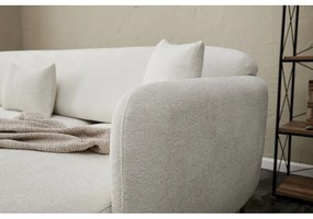 Fehér sarokkanapé (bal oldali-heverő résszel) Simena – Balcab Home