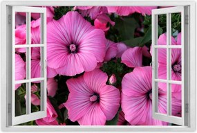 Poszterek 90x60 Lila virĂĄgok