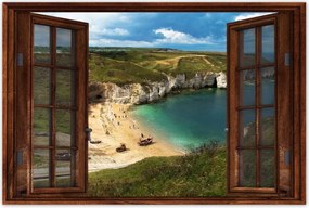 Poszterek 90x60 Gyönyörű öböl és szikla