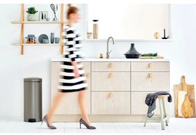 Szürke acél pedálos szemetes 30 l NewIcon – Brabantia