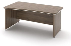 TopOffice ergonomikus asztal 180 x 94,8 cm, bal, charleston tölgy