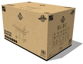 G21 Mexico BBQ Premium line gázgrill, 7 égő +ingyenes nyomásszabályozó szelep