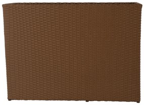 Virágcserép, bézs rattan, RAMS