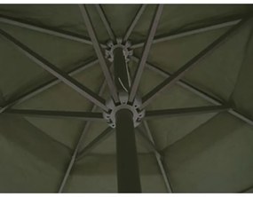 zöld alumínium napernyő 500 cm