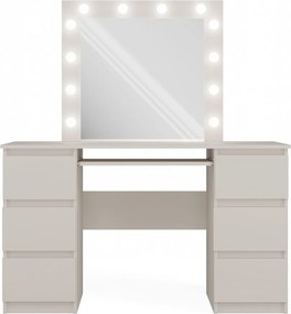 Marina fésülködő asztal, 130x76x51 cm, kasmír