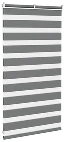 zebrafüggönnyel sötét szürke szövetszélesség 80,9 cm poliészter