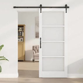 Belső Ajtó Üveggel ORKDAL Fehér 83 x 202 cm
