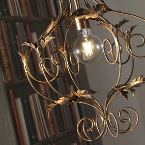 ONLI - Csillár láncon CONTESSA 1xE27/22W/230V bronz