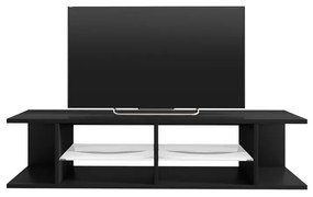 Tv szekrény/asztal Monty 137 (világítással) (fekete). 1098627