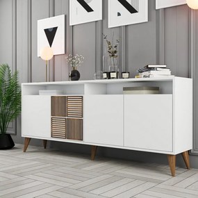 Konzolasztal Milan - Fehér