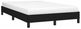 ágykeret matrac nélkül fekete 120x190 cm szövet