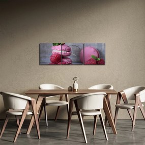 A macaroons képe (órával) (90x30 cm)