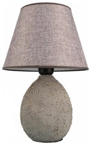 Asztali lámpa RAMZES 1xE27/40W/230V szürke