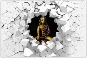 Poszterek 120x80 Arany Buddha Arany