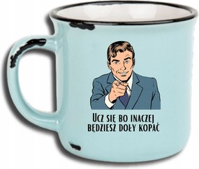 Bögre Kék Retro Vicces Ajándék Apák Napja Tanulás