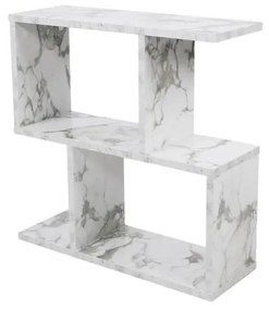 Kis asztal Life - Fehér, Marble