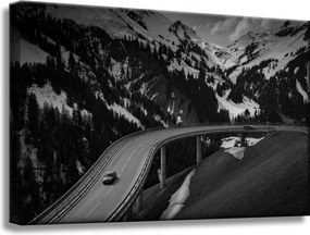 Vászonkép Természet Út a hegyeken át 60x40 cm