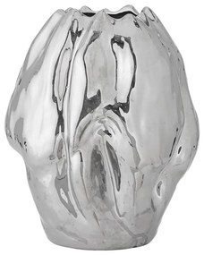 Ezüstszínű kőedény váza (magasság 29 cm) Bobby – Bloomingville