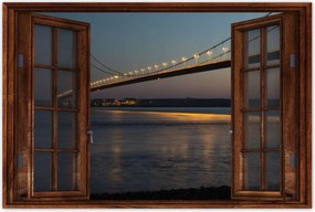 Poszterek 90x60 Híd lámpákkal
