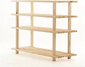 Cipőtartó polc cipősszekrény cipőtartó állvány 4 Polc