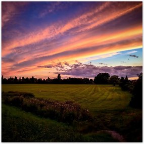 Poszterek 30x30 Naplementekor az égbolt