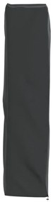 fekete 420D oxford szövet piramis alakú fűtőhuzat 58x58x228 cm