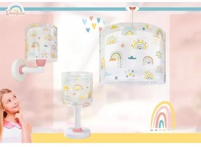 Dalber 41192 - Gyerekcsillár RAINBOW 1xE27/15W/230V többszínű