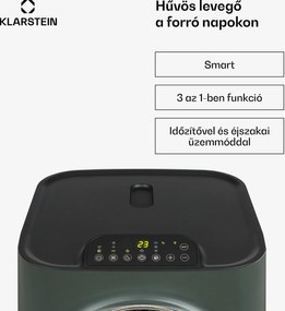 Klarstein Kraftwerk Smart 10K, mobil klíma, 10 000 BTU, irányítás alkalmazás által, antracit