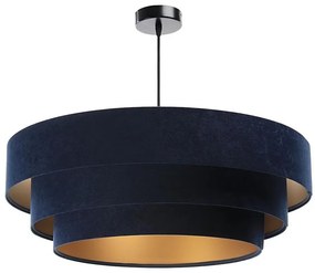 TRINITI függeszték 1xE27/60W/230V kék/arany kábellel