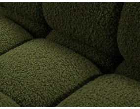 Zöld buklé moduláris kanapé 288 cm Bellis – Micadoni