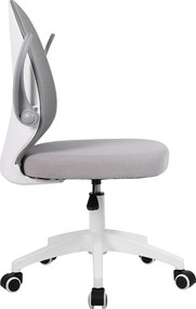 Irodai szék, szürke/fehér, PASTURA