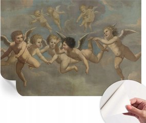 Öntapadós tapéta Falfestmény Prémium angyalfigurák 152x104 cm