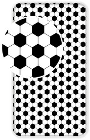 Gyermek pamut lepedő Futball, 90 x 200 cm
