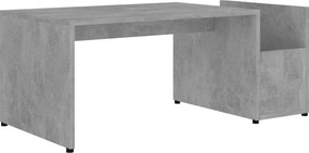 vidaXL betonszürke szerelt fa dohányzóasztal 90 x 45 x 35 cm