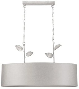 Csillár láncon NOEMI 2xE27/60W/230V ezüst