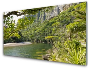 Akrilkép Lake Nature 100x50 cm 2 fogas