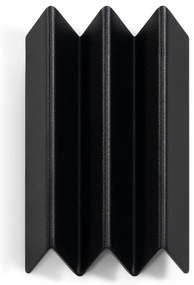 Fekete fém fali fogas 13 cm Sensu – Spinder Design