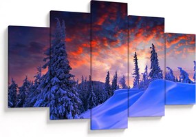 Kép - Téli szürkület (150x105 cm)