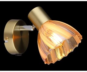 Globo 54315M-1 - Fali spotlámpa ZACHERY 1xE14/40W/230V arany