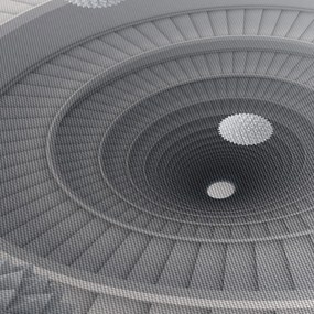 A 3D absztrakció képe (120x50 cm)