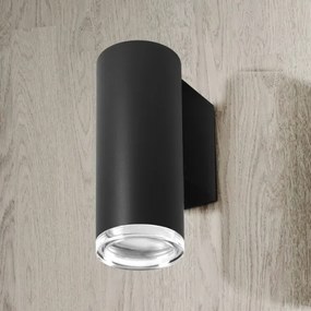 LED RGBW Fényerőszabályozható fürdőszobai fali lámpa TURYN 1xGU10/6,5W/230V IP44 fekete