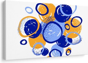 Kép - Világos motívum körökkel (90x60 cm)