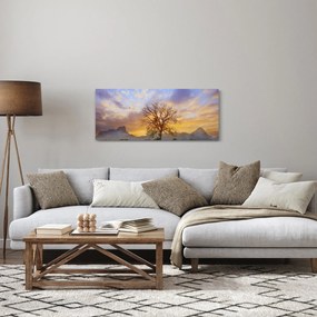 Kép - Táj napraforgóval (120x50 cm)