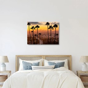 Üveg kép - Los Angeles panorámája (70x50 cm)