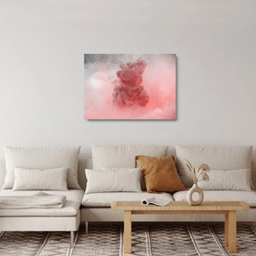 A vörös füst képe (üvegen) (70x50 cm)